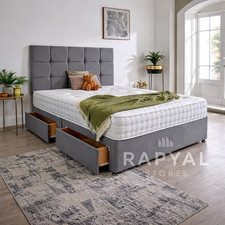PLUSH DIVAN BED SET WITH