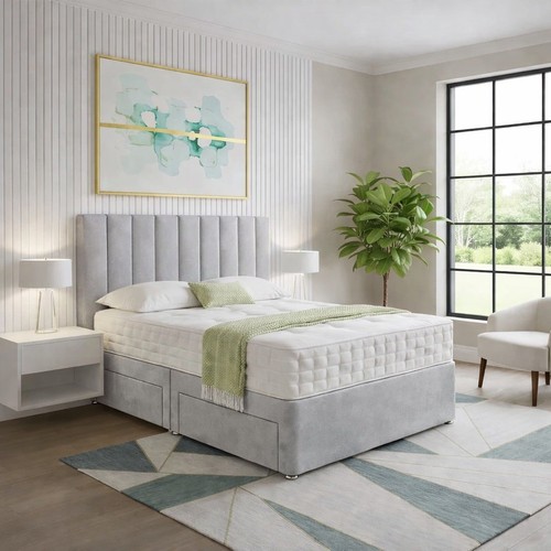 Reinforced divan bed - bed, memory