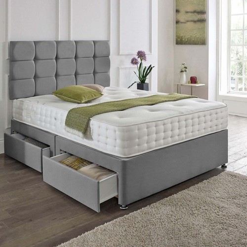 Luxury divan bed - bed, plush