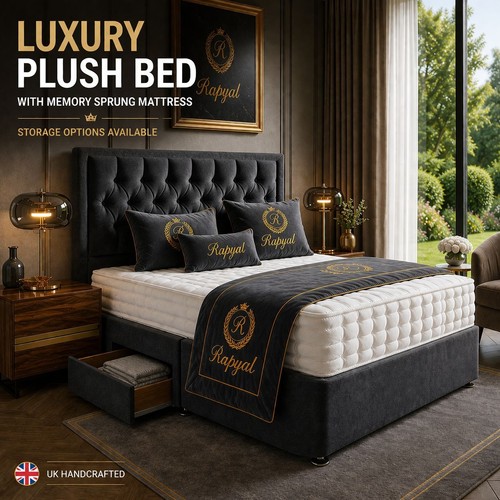 Luxury divan bed set with - bed,